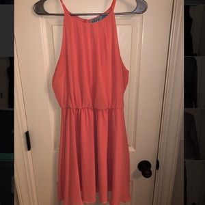 Coral dress